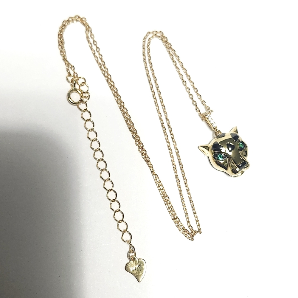 Panther Pendant & Chain Silver Necklace - Picture 10 of 15